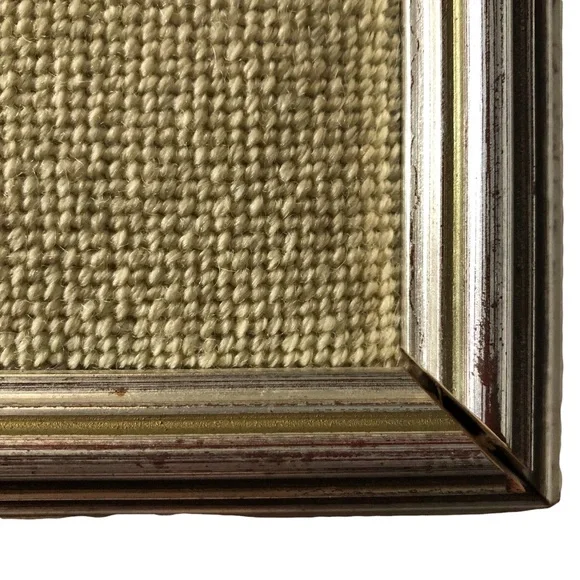 Large Vintage Cross Stitch Needlepoint Tapestry Style Tea Flowers Garden Teapot - Picture 10 of 11